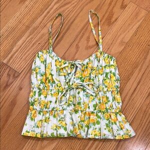 New Faithfull The Brand flower top